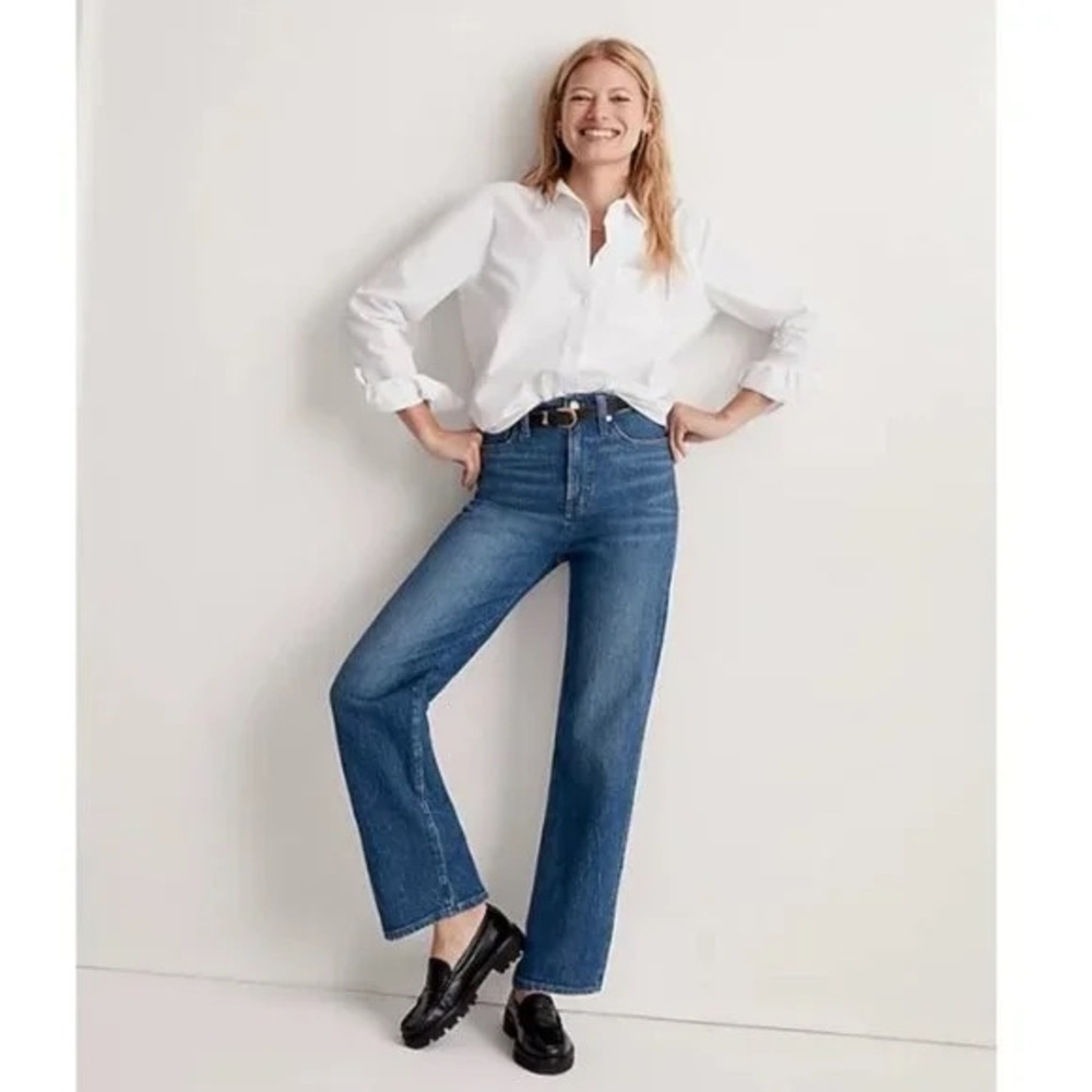 NWT / Perfect Vintage Wide-Leg Jean in Leifland Wash / TALL 28